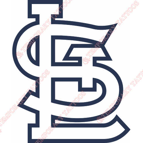 St. Louis Cardinals Customize Temporary Tattoos Stickers NO.1932